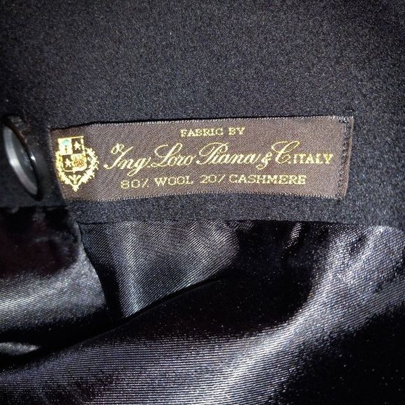 Vintage Fleurette Lined Wool/Cashmere Long Jacket - Picture 10 of 10